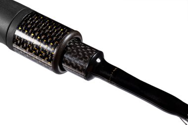 Özel özel balık oltası (iplik) yakın çekim.