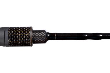 Özel özel balık oltası (iplik) yakın çekim.