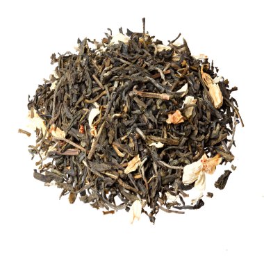 Yasemin yaprakları ile yeşil klasik Çin çay.