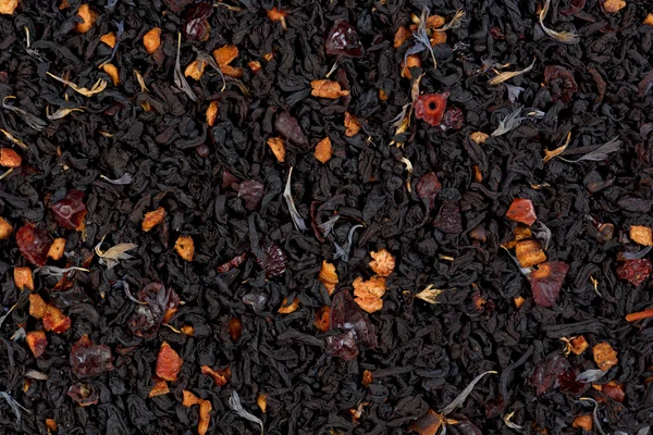 Tè nero (Natale). Ingredienti: mela secca, Ceilonia nera — Foto Stock