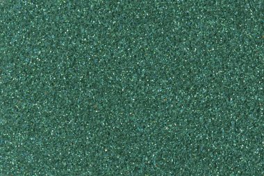 Yeşil glitter arka plan. Düşük kontrast fotoğraf.