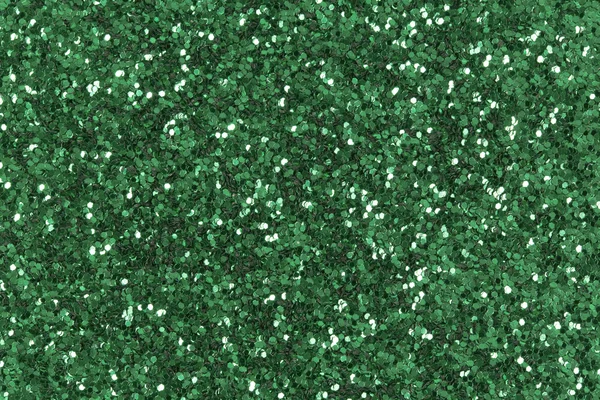 緑のキラキラ背景。コントラストの低い写真. — ストック写真