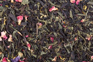 Çilekli lezzet ve tutku meyve çayı.