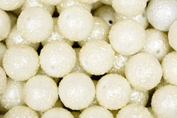 White beads. Hi res photo. — Stock Photo, Image