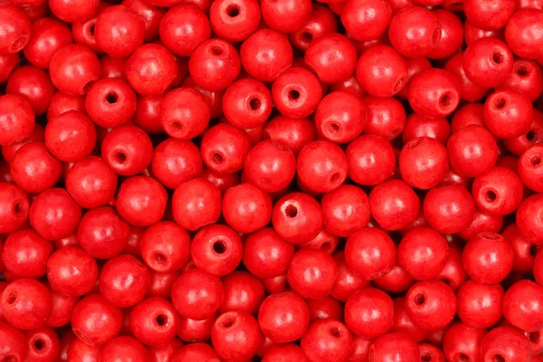 Abstract fantastic texture of red beads. — Stock Photo, Image