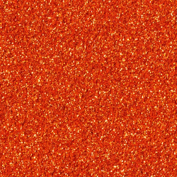 Orange glitter sparkle. Seamless square texture. — Stock Photo, Image