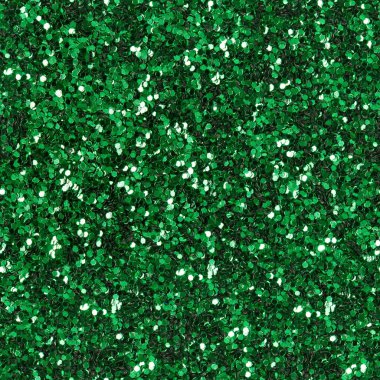 Yeşil glitter arka plan. Sorunsuz kare doku.