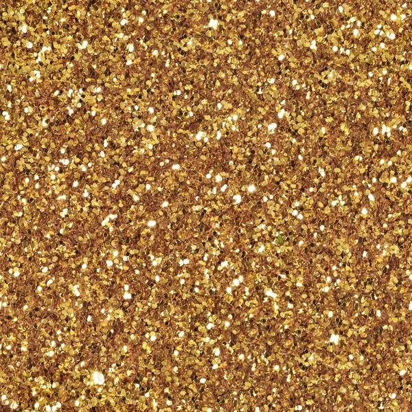 Hintergrund gefüllt mit glänzendem Goldglitzern. nahtlose quadratische Textur — Stockfoto