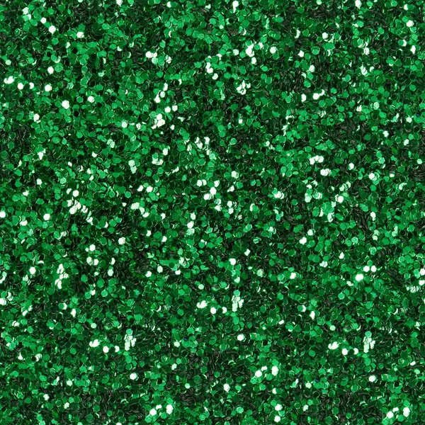 Green glitter background. Seamless square texture.