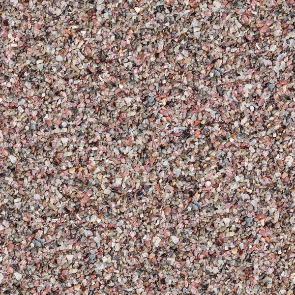 Red, white, black small stones. Quartz. Seamless square texture. — Stock Photo, Image