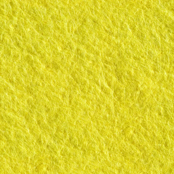 A close up of Yellow felt. Seamless square texture. Tile ready. — Stock Photo, Image