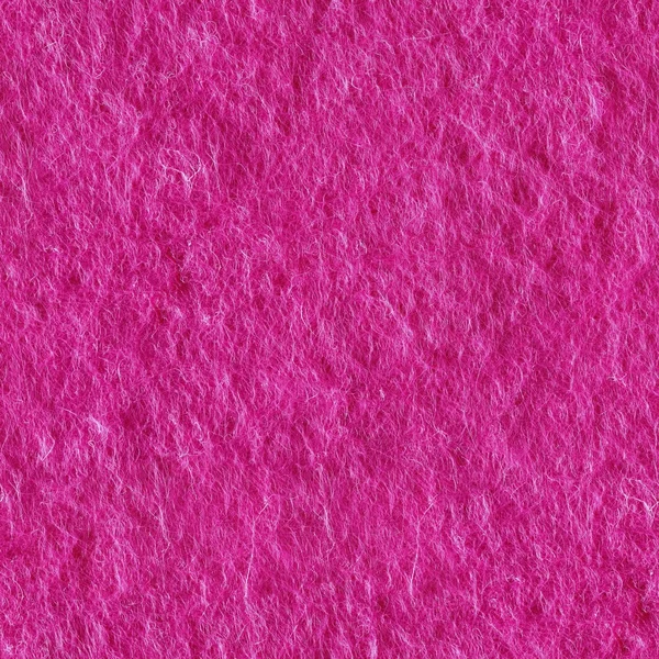 Hintergrund aus rosa Filz. nahtlose quadratische Textur. Fliesen fertig. — Stockfoto