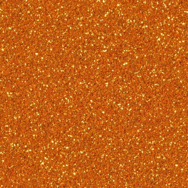 Orange glitter textur jul bakgrund. Sömlös kvadrat konsistens. — Stockfoto
