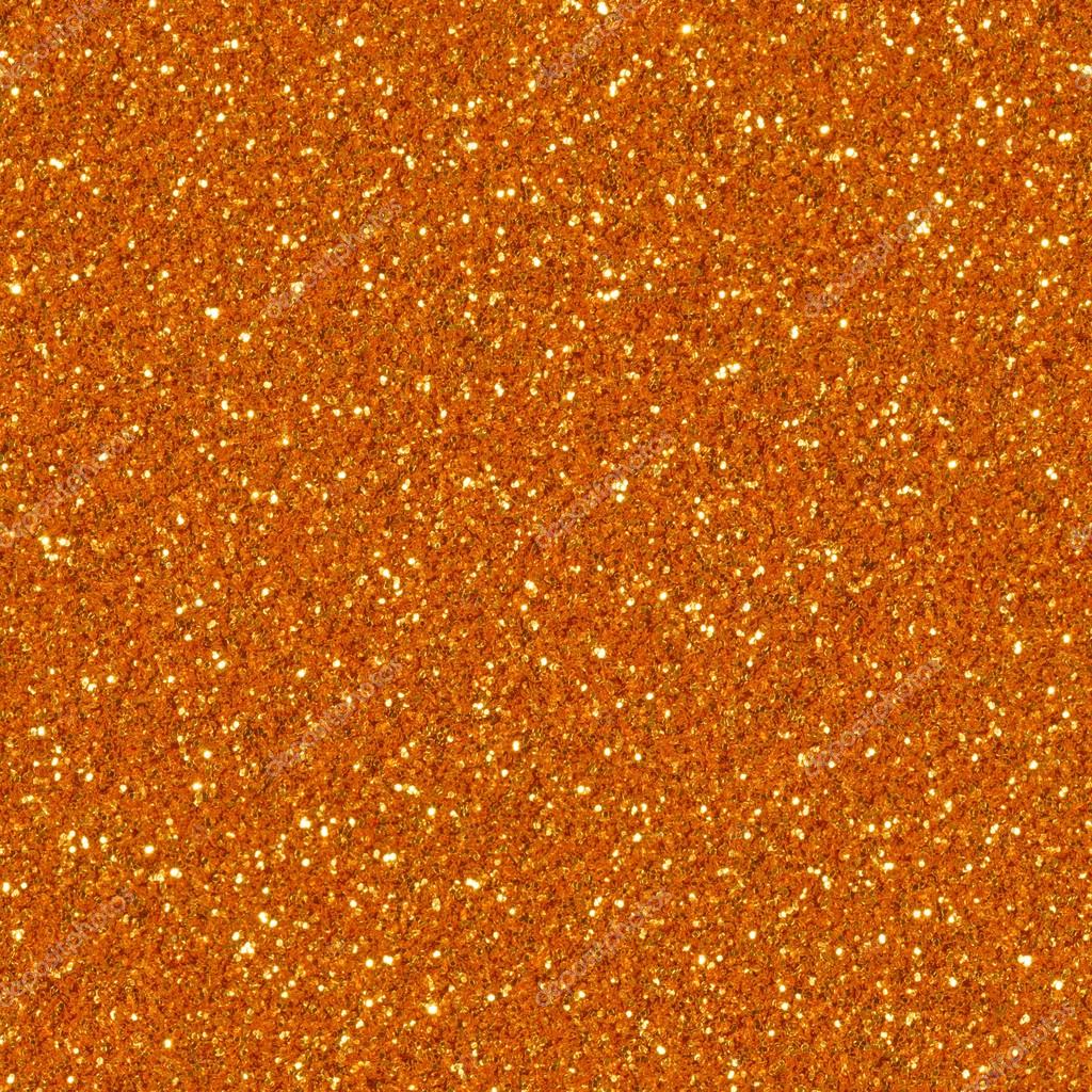 Orange glitter sparkle. Seamless square texture. Stock Photo by