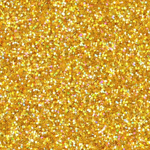 Detaillierte Textur der glitzernden goldenen Stauboberfläche. Nahtlose quadratische Textur. Fliesen fertig. — Stockfoto