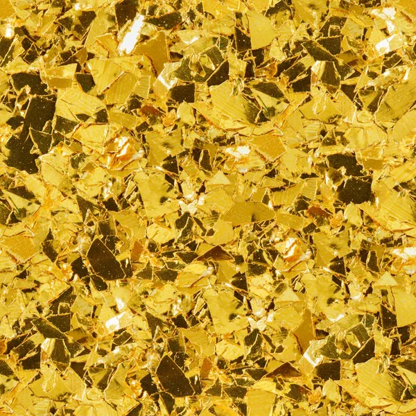 Golden glitter. Seamless square texture. Tile ready. — Stock Photo, Image