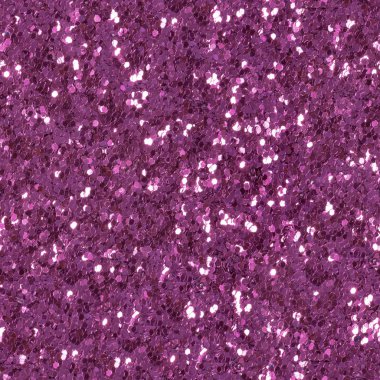 Mor glitter, deteil fotoğraf. Düşük kontrast fotoğraf. Sorunsuz kare doku. Döşeme hazır.