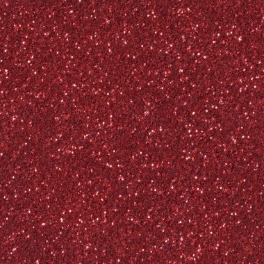 Kırmızı glitter doku Noel arka plan. Düşük kontrast fotoğraf. Sorunsuz kare doku. Döşeme hazır.