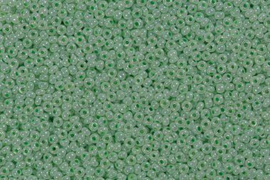 Doku ışık yeşil parlak boncuk.