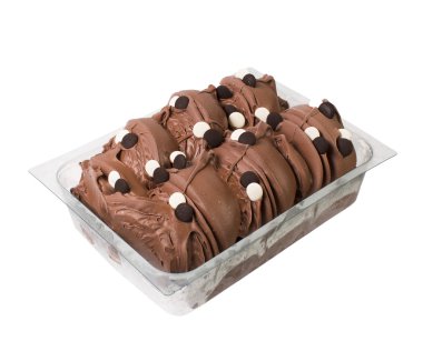 Çikolatalı İtalyan gelato dondurma.