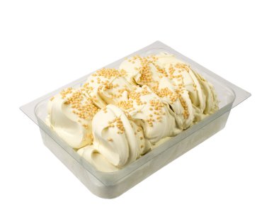 Doğal İtalyan gelato dondurma.