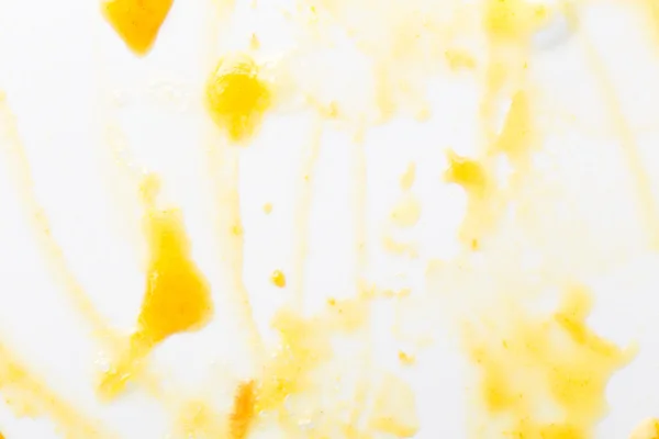 Капли желтого варенья на макрос . — стоковое фото