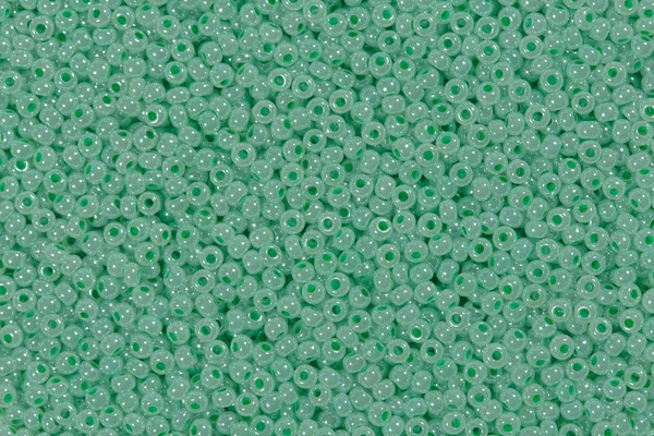 Clear green glass beads. Hi res photo. — Stock Photo, Image