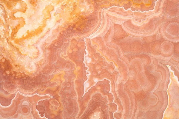 Pink Rainbow Onyx - natural polished stone slab, texture for perfect interior, background or other design project. — Stock Photo, Image