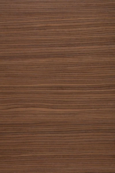 Walnut Striped veneer background, texture in brown color for interior work. — Stock Photo, Image