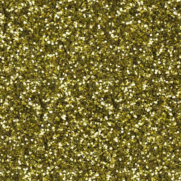 Gult glitter, glittrig konfetti-konsistens. Jul, xmas abstrakt bakgrund, sömlös mönster. — Stockfoto
