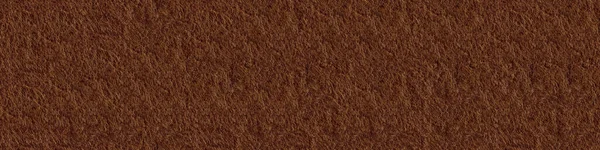 Background of dark brown felt. Panoramic seamless texture for design and artwork. — Stock Photo, Image