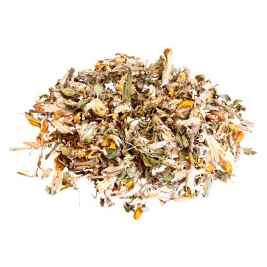 Genistae herba beyaz izole tıbbî kullanım için.