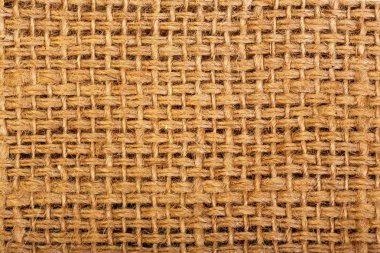 Sivas'tan veya kendir veya çuval bezi malzeme, gunny çuval doğal arka plan dokusu.