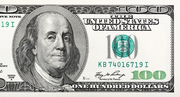 Dollars closeup. Highly detailed picture of U.S.A money — Stock Photo, Image