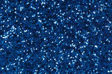 Mavi glitter gelen doku.
