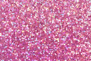 pembe glitter doku.