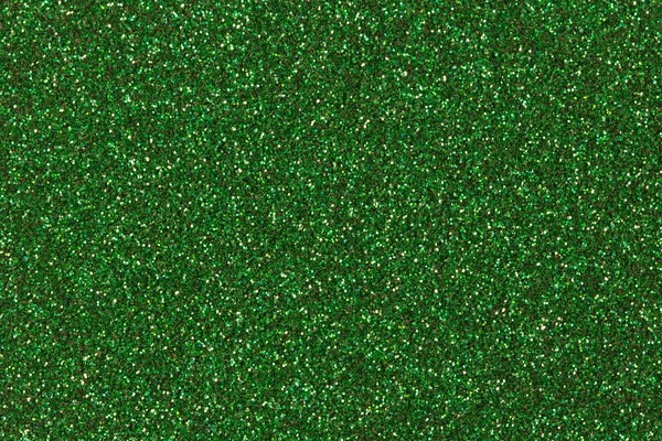 Smaragd gröna glitter textur eller bakgrund. — Stockfoto