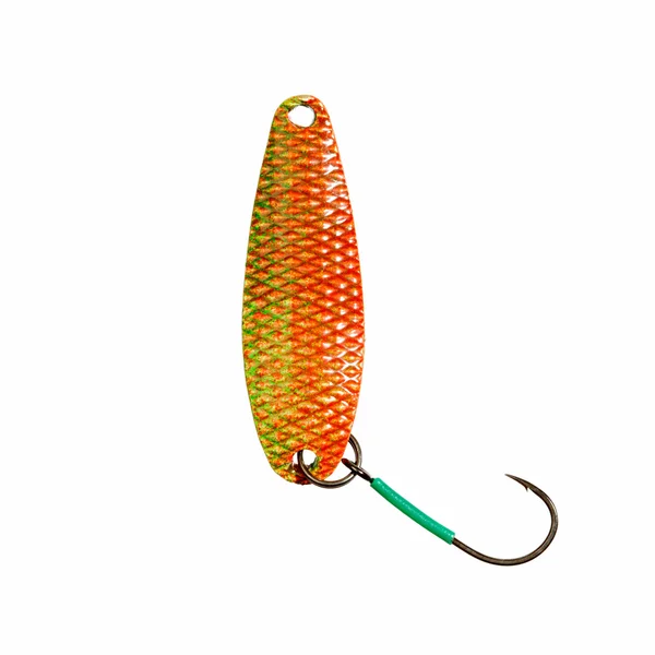 Fishing lure of colorful on white background. — Stock Photo, Image