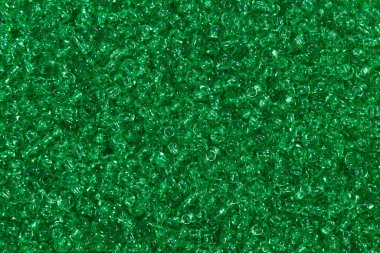 Orman yeşil Tohum boncuk yakın çekim