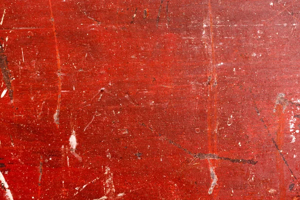 Old painted wood with chipped red paint. Grunge style background — Stock Photo, Image