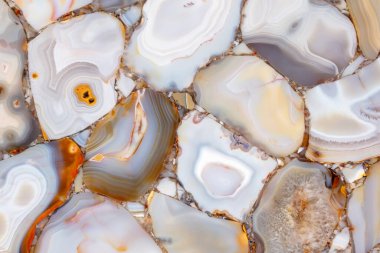 Doğal yarı değerli taşı açık renkli, iç tasarım için dokuya çevirir..