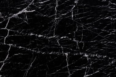 Nero Marquina Mermer dokusu, yeni eşsiz tasarım çalışmalarınız için doğal arkaplan.