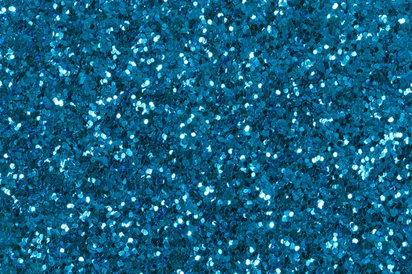 Texture from blue glitter. — Stock Photo, Image