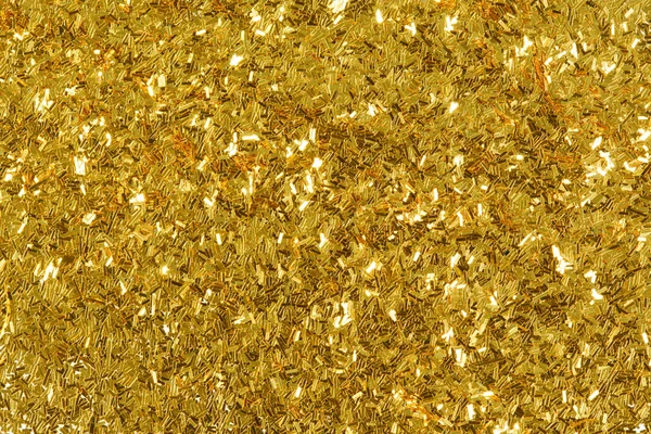 Goldene Glitzertextur, abstrakter Hintergrund. — Stockfoto