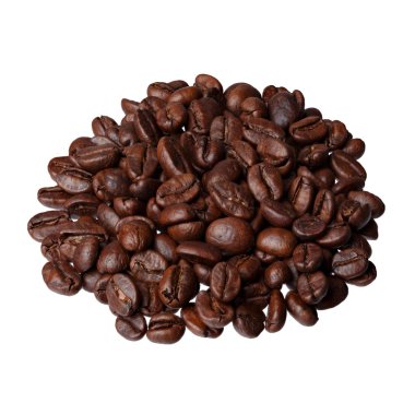  Beyaz arka plan üzerinde Kolombiya decaffenato (gurme kahve).