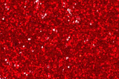 Kırmızı glitter doku arka planı için.