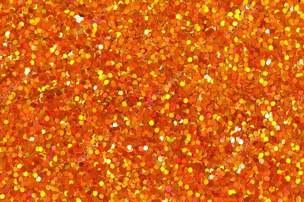Orange glitter texture (background). — Stock Photo ...