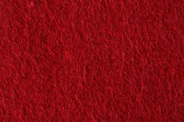 Kırmızı keçe. Merhaba res doku hissettim.