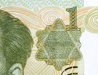 Makro üzerinde Çin para birimi.