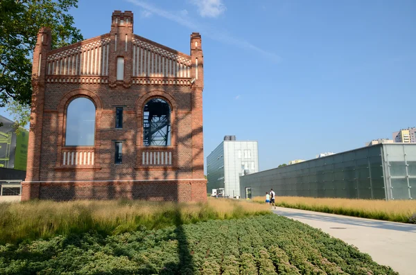 Edifícios Museu Silesiano em Katowice, Polônia — Fotografia de Stock